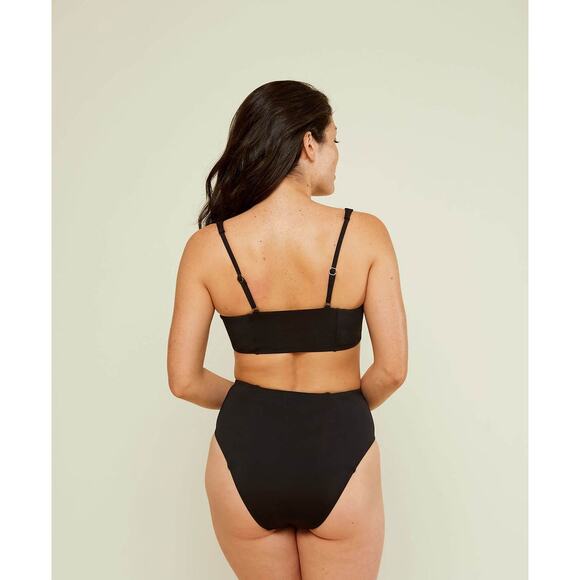 Andie Swim The Havana Bikini Top in Black XXXL NWT - Picture 3 of 7